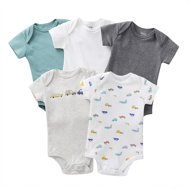 Unisex Toddler Sleepwear Romper Set