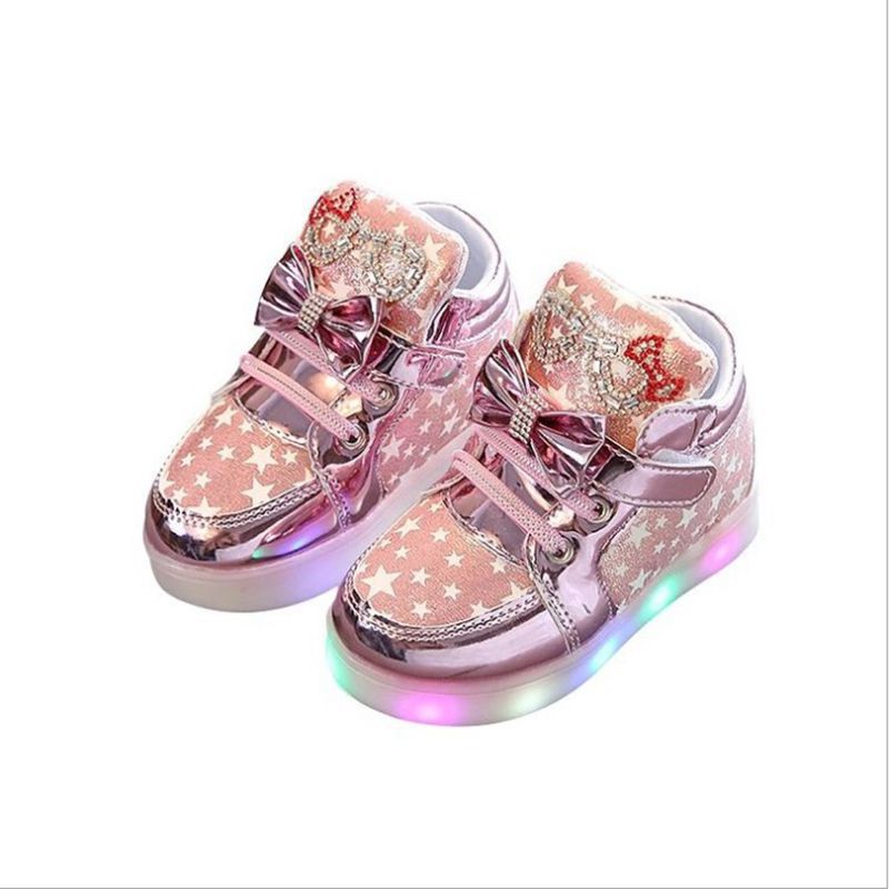 Bouton magique pour chaussures LED