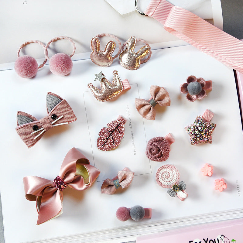 Ensemble d'accessoires pour cheveux de filles