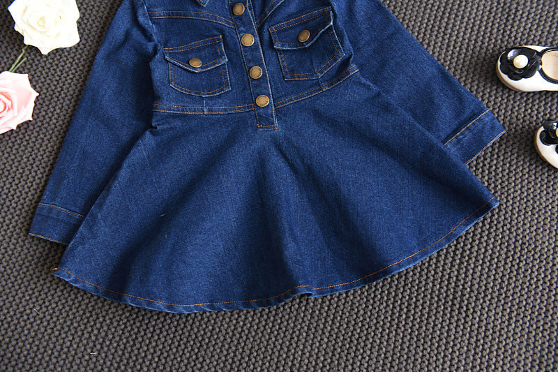 Denim Dress for Baby Girls