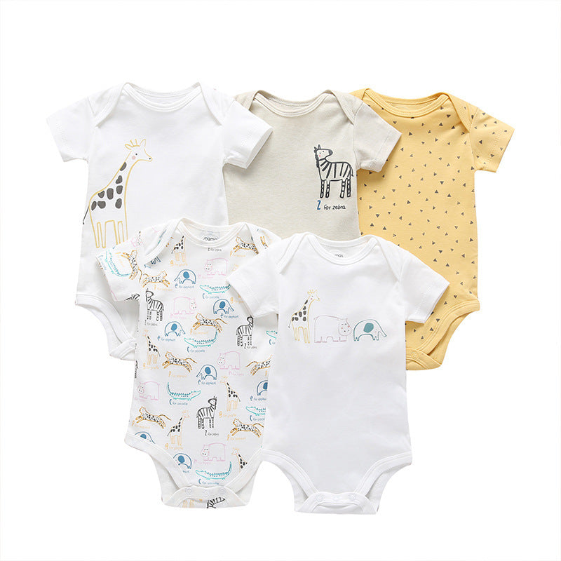 Unisex Toddler Sleepwear Romper Set