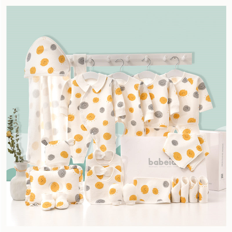 Baby Summer Clothing Set 20-Piece 100% Cotton Outfit for Infants