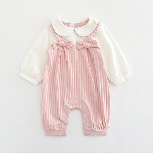 Grenouillère bébé brodée