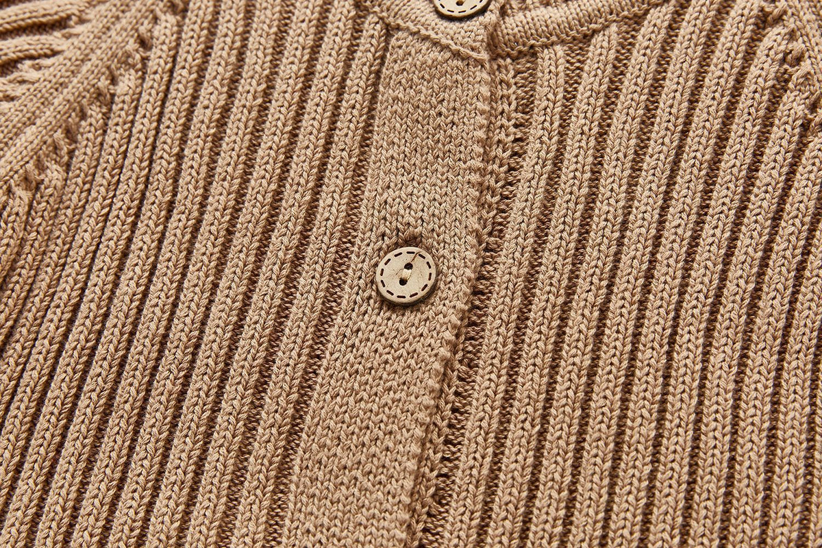 Combinaison bébé tricotée à manches longues pour printemps et automne