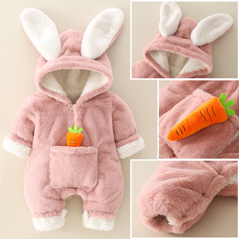 Bunny super cute net red baby clothes