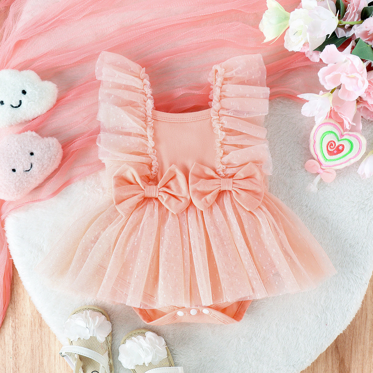Net Skirt Princess Poris Dress Baby Skirt