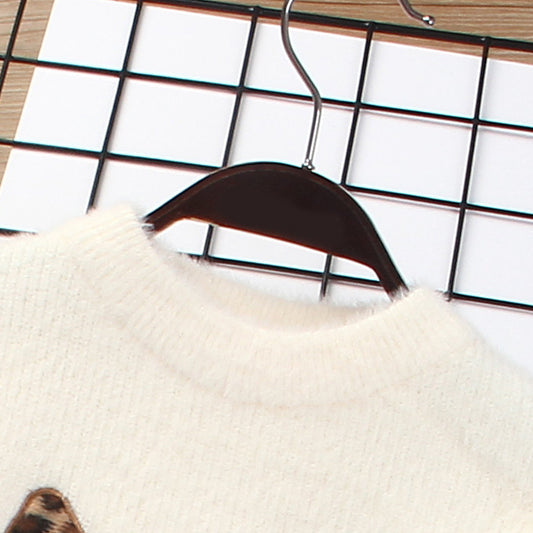 Ensemble pull tricoté pour enfants