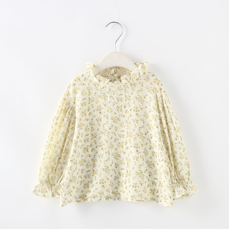 Hauts plissés en coton ample pour enfants, style japonais et coréen, collection printemps