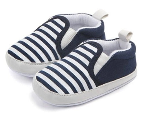 Chaussures classiques à rayures pour nouveau-né, bébé fille, bébé garçon, enfant, premiers pas, mocassins décontractés et doux.