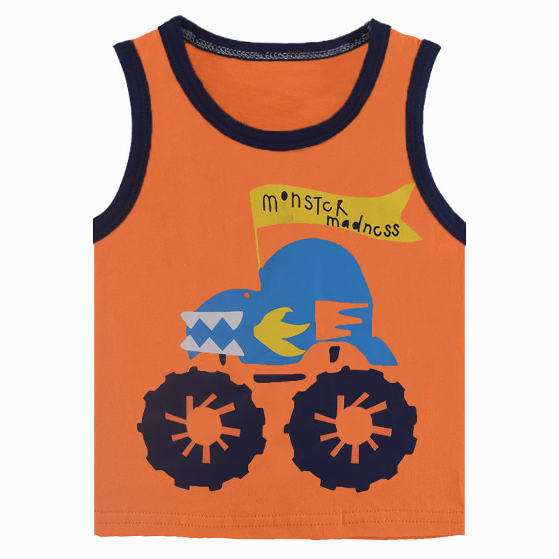 Gilet sans manches en coton pour enfants