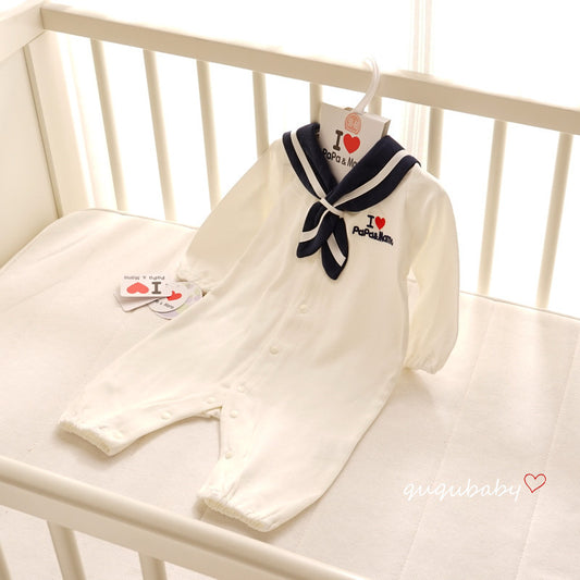Vêtements de bébé style marin Vêtements pour nouveau-nés Barboteuses pour bébé