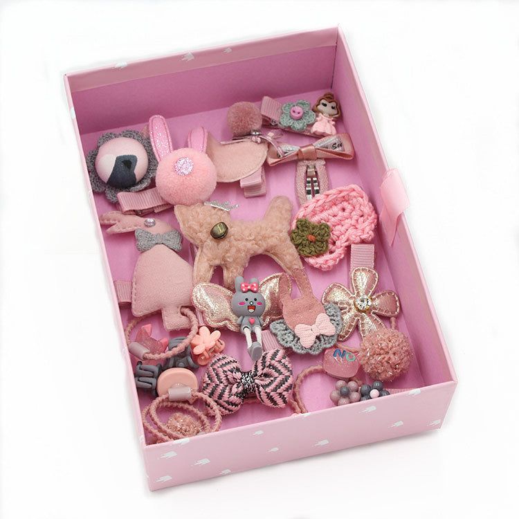 Lot de 24 accessoires pour cheveux de princesse mignons de dessin animé
