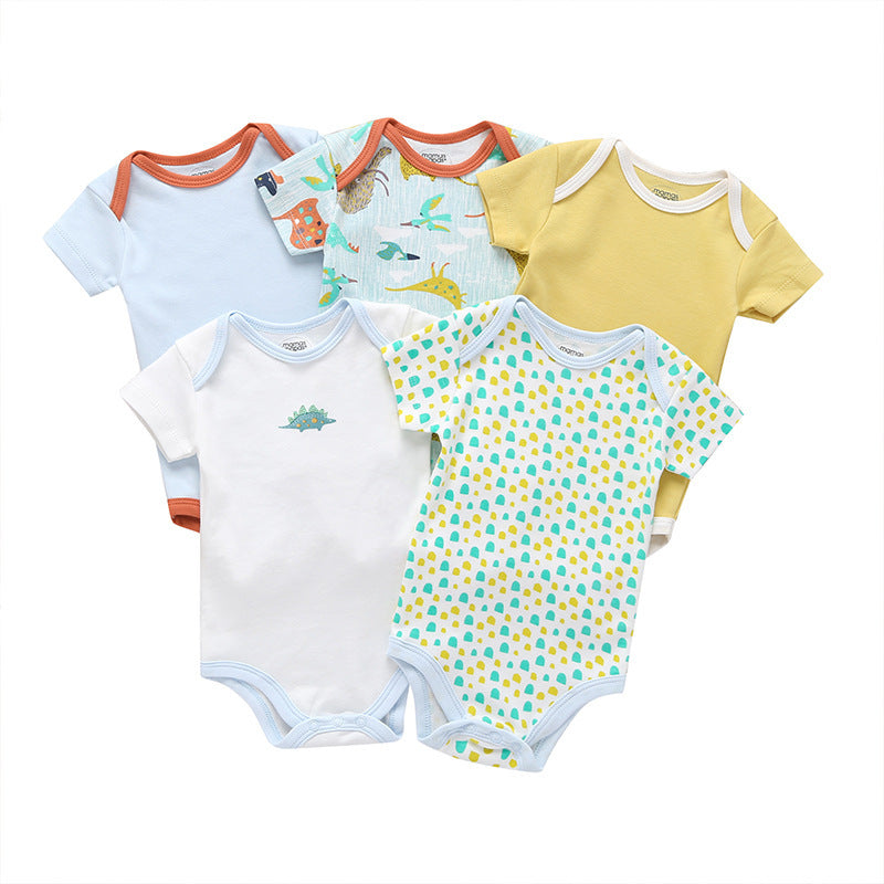 Unisex Toddler Sleepwear Romper Set