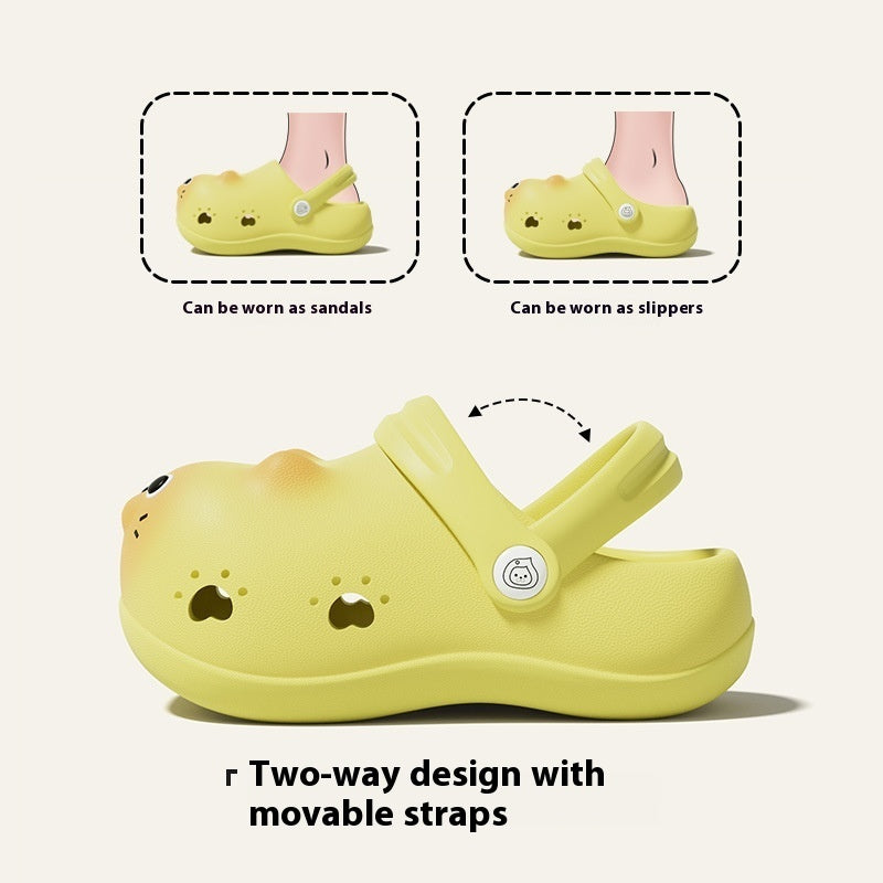 Children's Closed Toe Home Outdoor Slippers