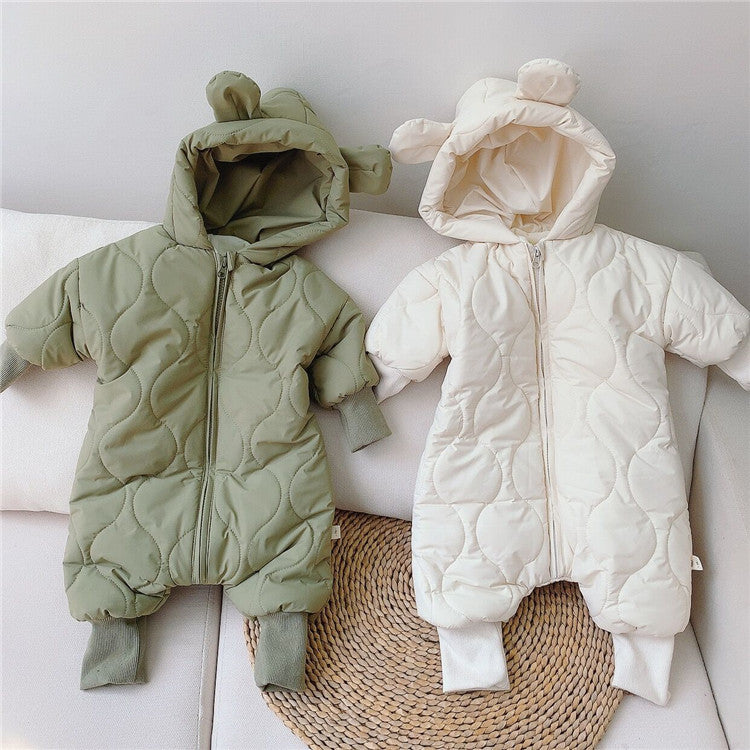 Vêtements d'hiver chauds et épais pour bébés ours