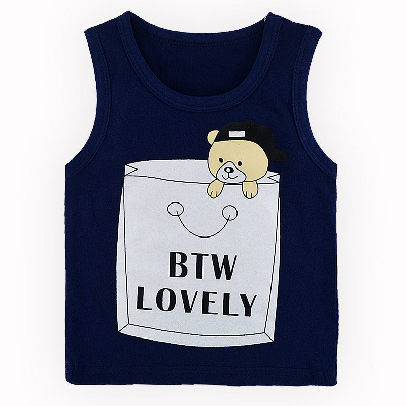 Gilet sans manches en coton pour enfants