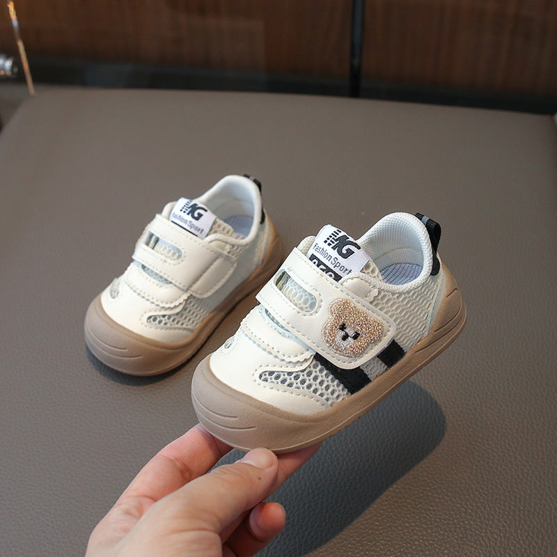 Children's Breathable Mesh Shoes Men's And Women's Soft Bottom Casual