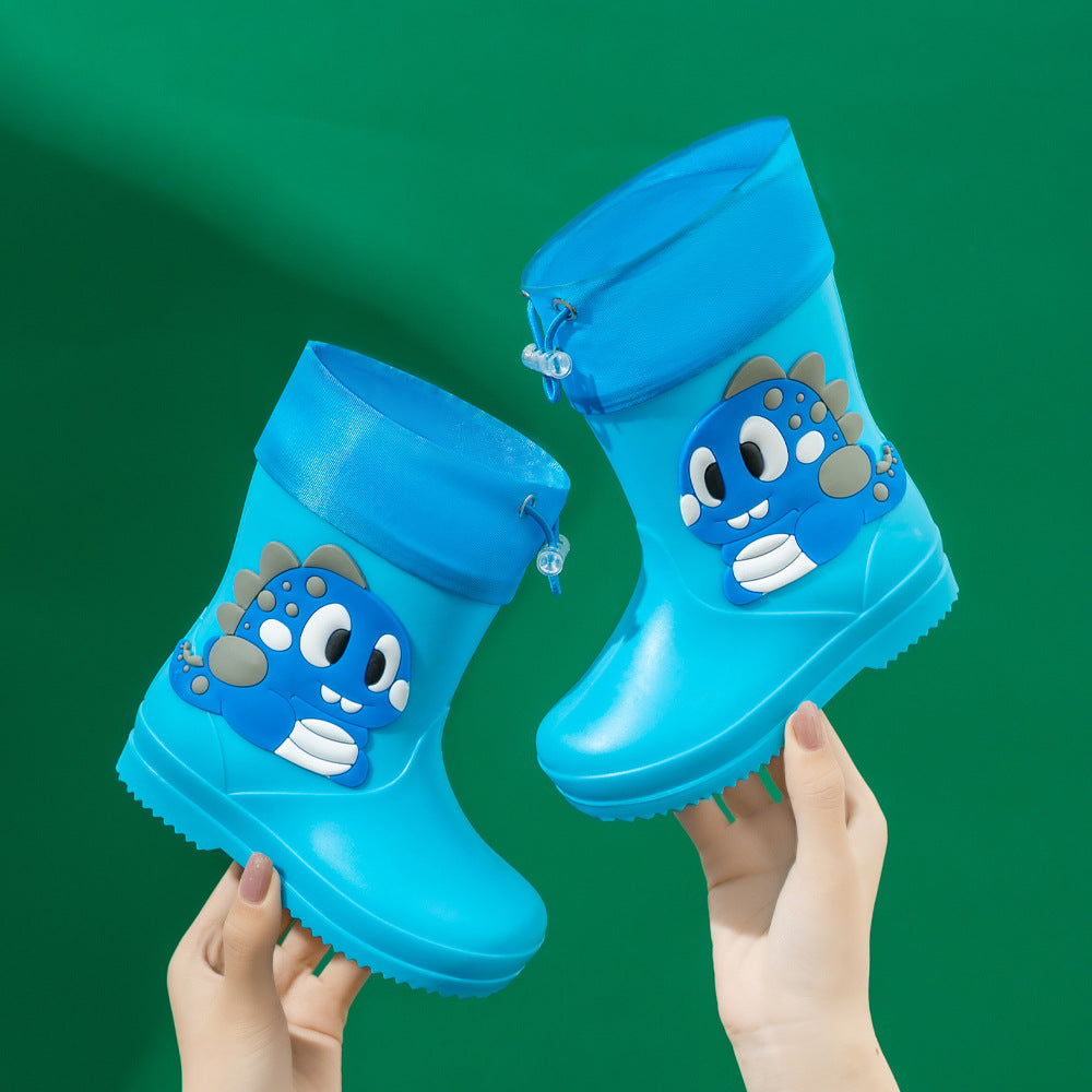 Bottes de Pluie pour Enfants Dessin Animé Imperméables Courtes Bottes de Pluie