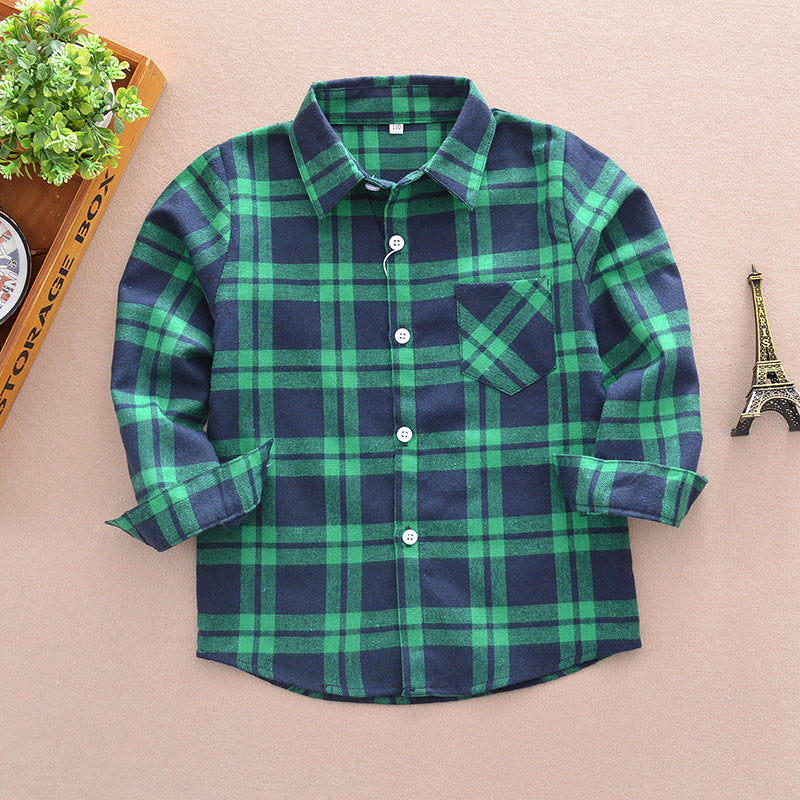 Chemise à carreaux