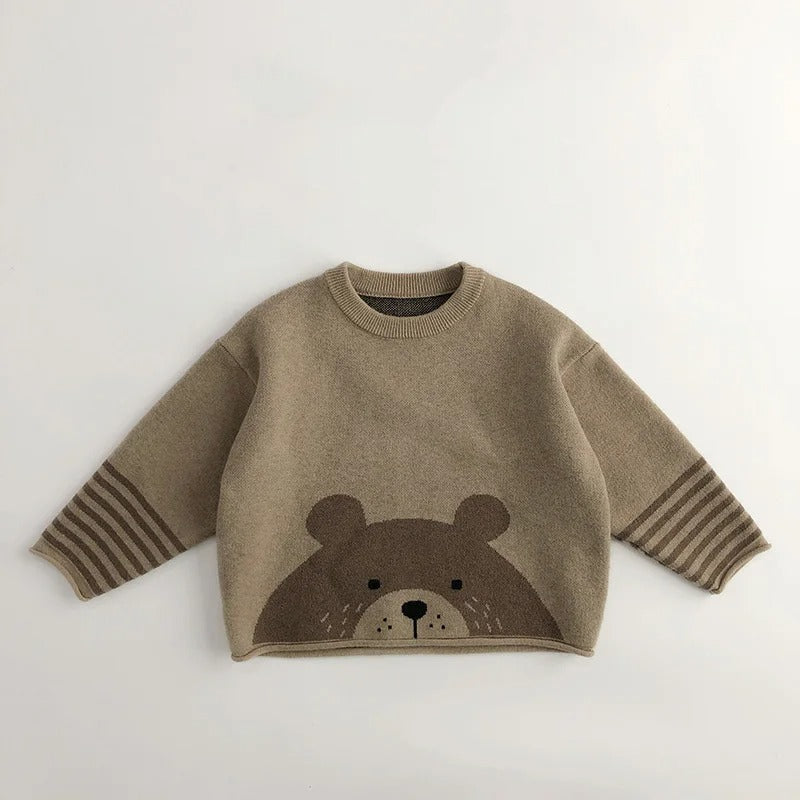 Chandail pour enfant, pull en tricot de base pour bébé garçon et fille