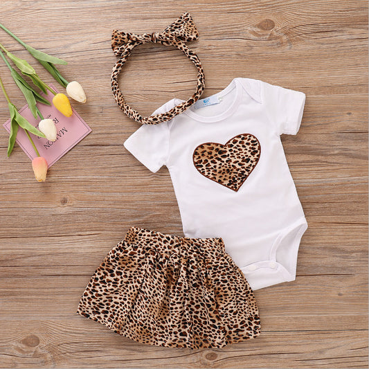 Grenouillère imprimée "Love" Vêtements pour enfants