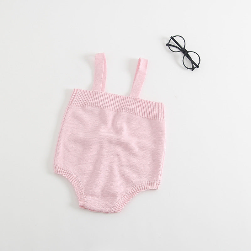 Grenouillères en tricot pour bébé