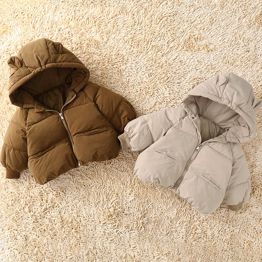 Manteau d'enfant en coton chaud