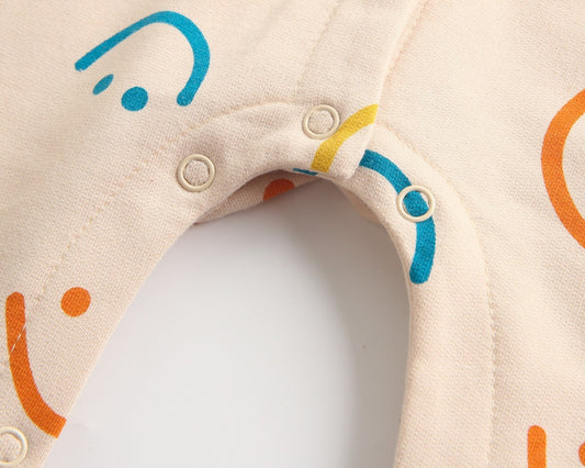 Barboteuse Bébé Fille Dessin Animé Printemps Gigoteuse Vêtements de Pet/Fesses