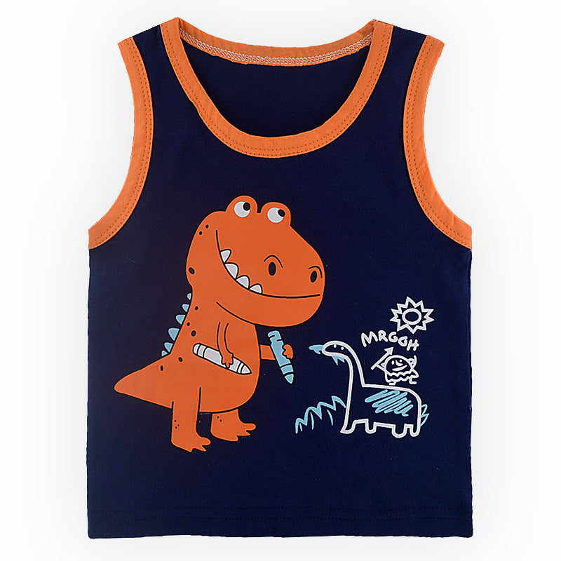 Gilet sans manches en coton pour enfants