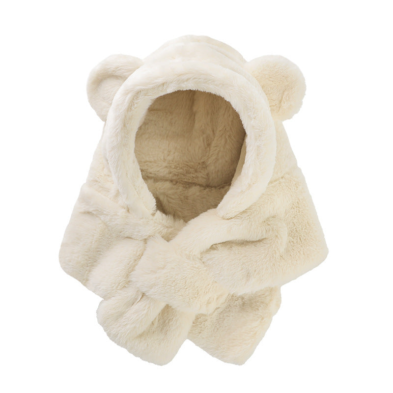Baby Bear Hat With Scarf