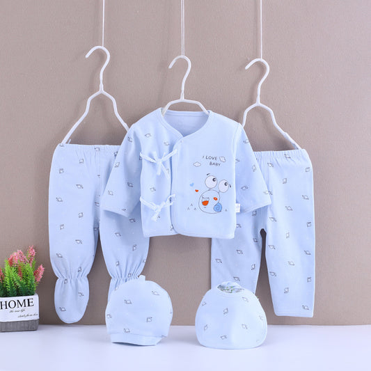 Ensemble cadeau 5 pièces en coton pour bébé