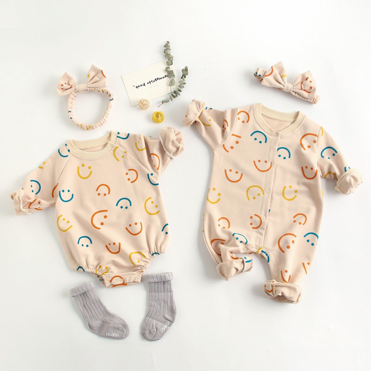 Barboteuse Bébé Fille Dessin Animé Printemps Gigoteuse Vêtements de Pet/Fesses