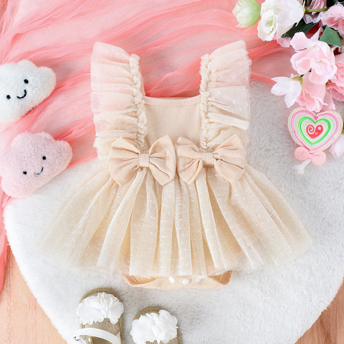 Net Skirt Princess Poris Dress Baby Skirt