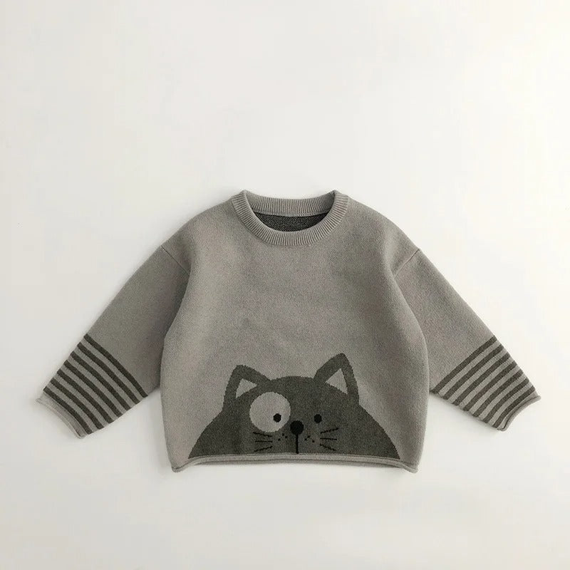 Chandail pour enfant, pull en tricot de base pour bébé garçon et fille
