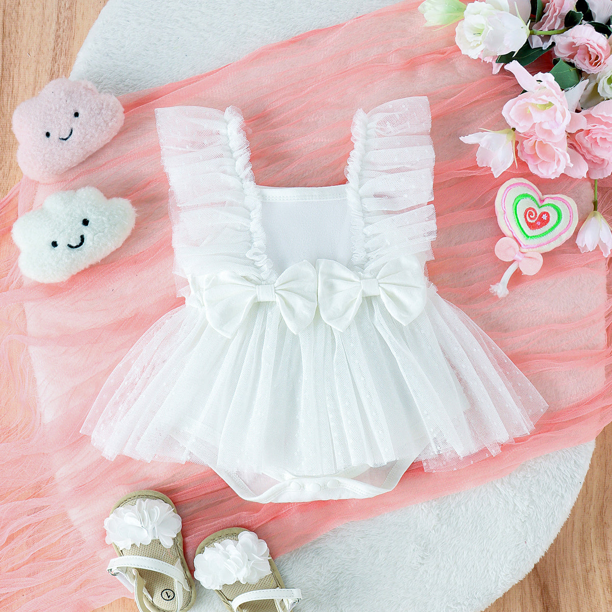 Net Skirt Princess Poris Dress Baby Skirt