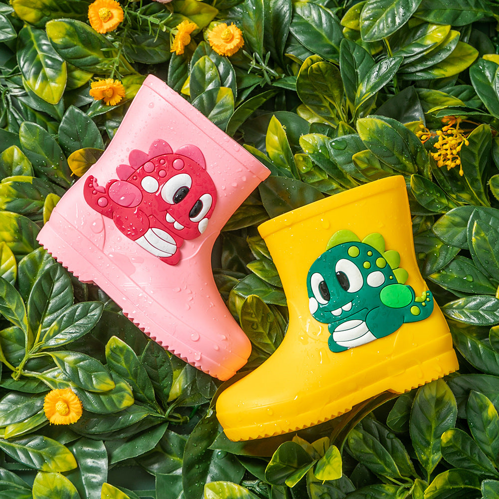 Bottes de Pluie pour Enfants Dessin Animé Imperméables Courtes Bottes de Pluie