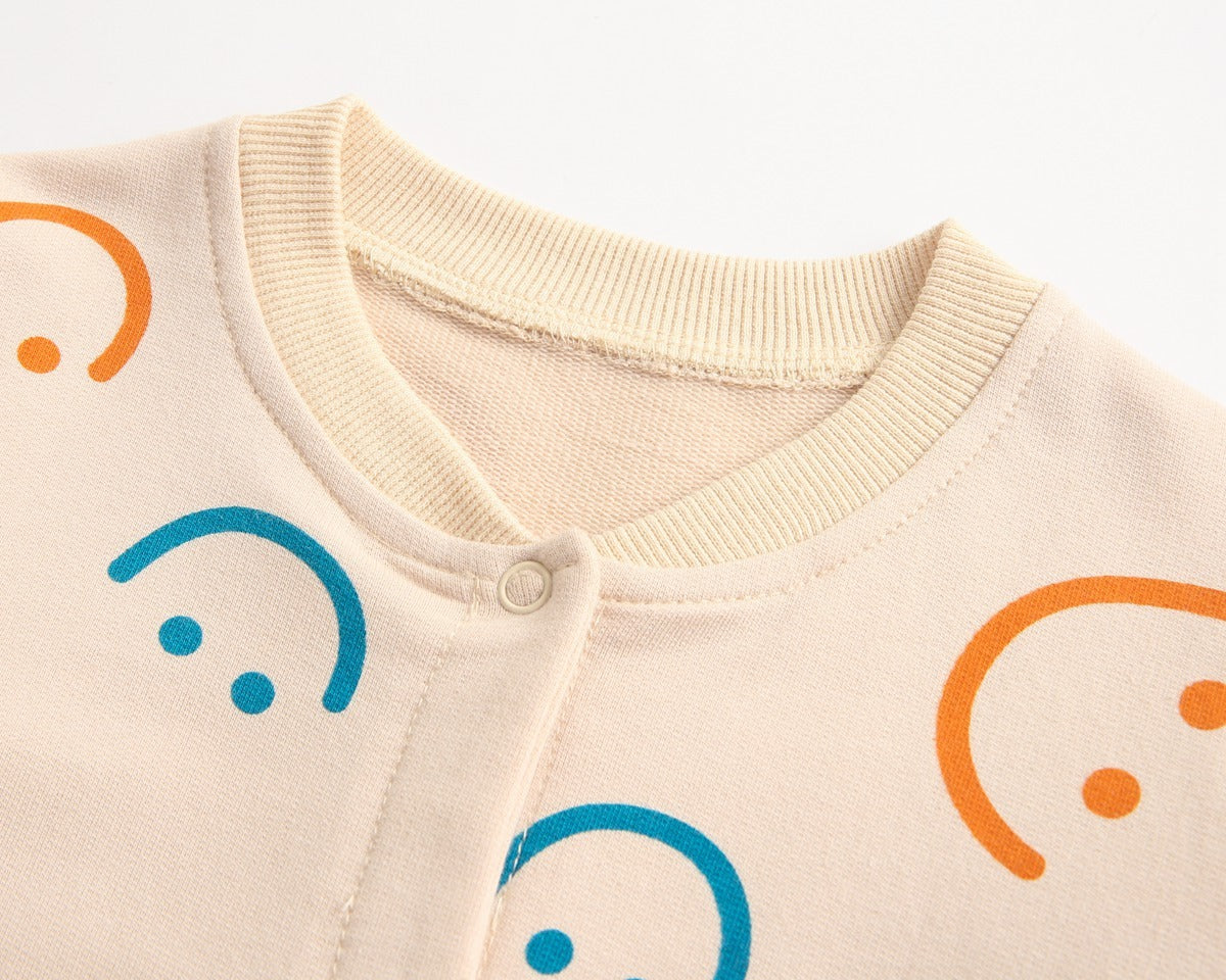Barboteuse Bébé Fille Dessin Animé Printemps Gigoteuse Vêtements de Pet/Fesses