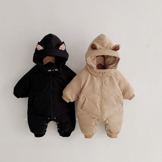 Barboteuse Bébé Vêtements d'Hiver Épais pour Bébé