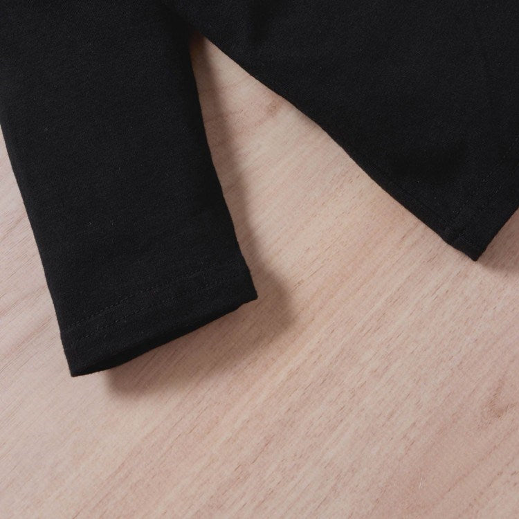 Vêtements de Noël pour petites filles, t-shirt imprimé, jupes à carreaux