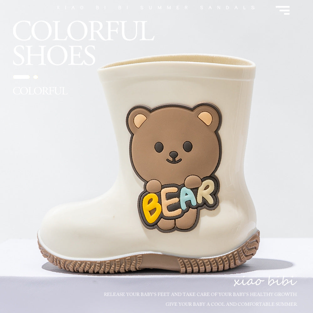 Bottes de pluie d'été pour bébés garçons et étudiants