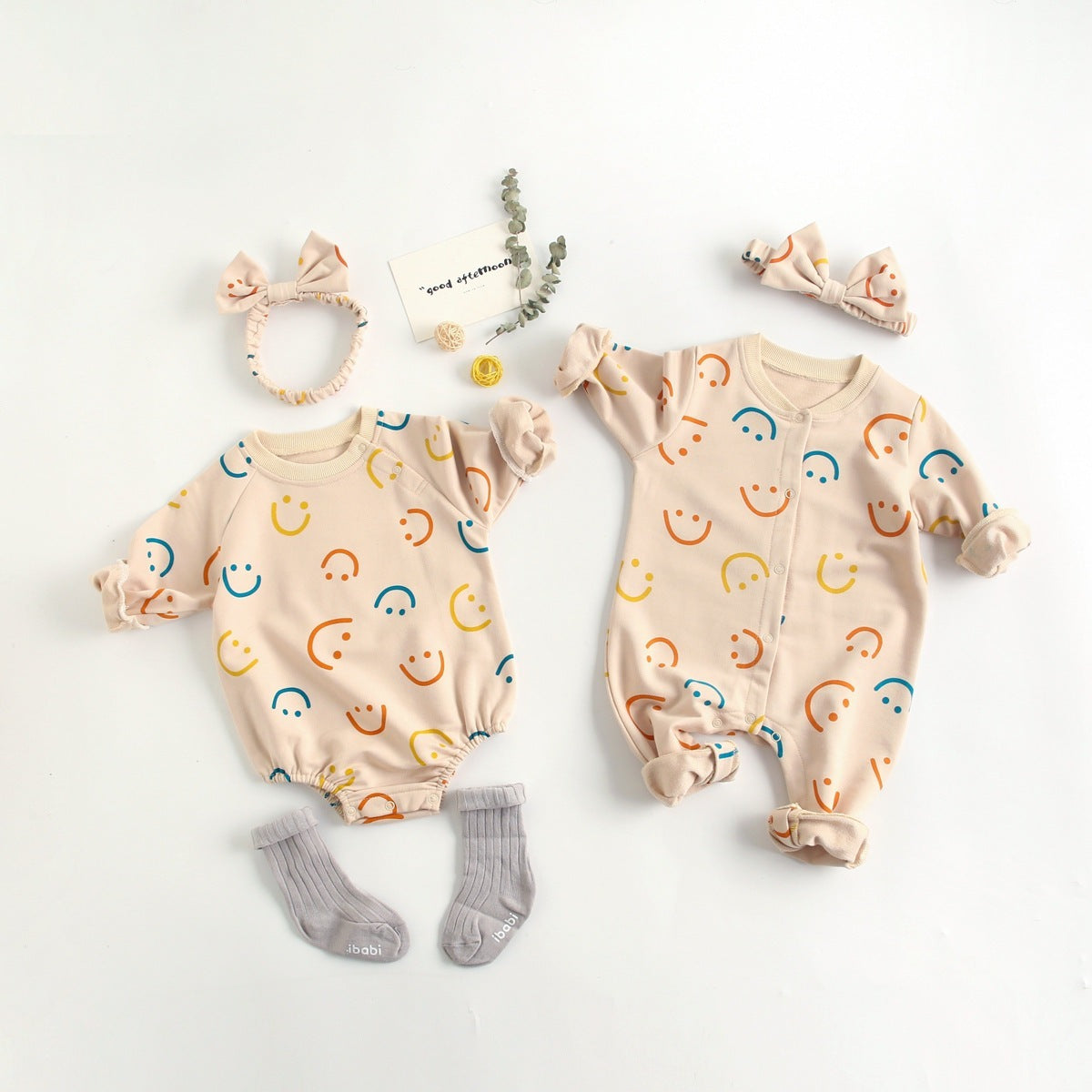 Barboteuse Bébé Fille Dessin Animé Printemps Gigoteuse Vêtements de Pet/Fesses
