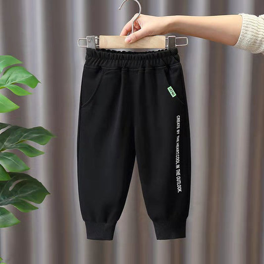 Pantalon d'automne style occidental pour garçon, sport et loisirs d'hiver