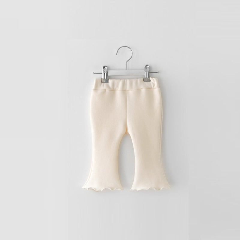 Vêtements pour enfants Pantalon évasé à carreaux pour femme
