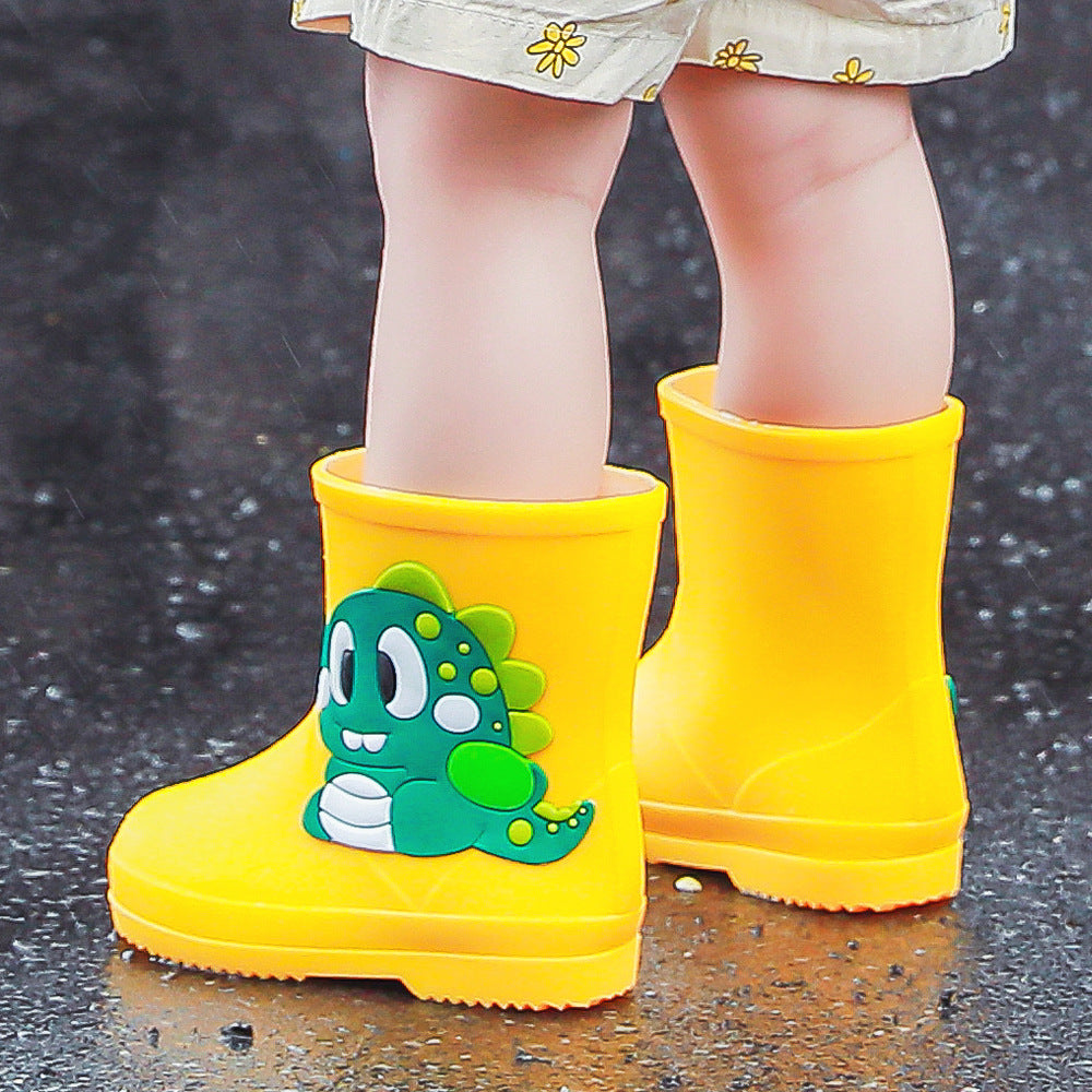Bottes de Pluie pour Enfants Dessin Animé Imperméables Courtes Bottes de Pluie
