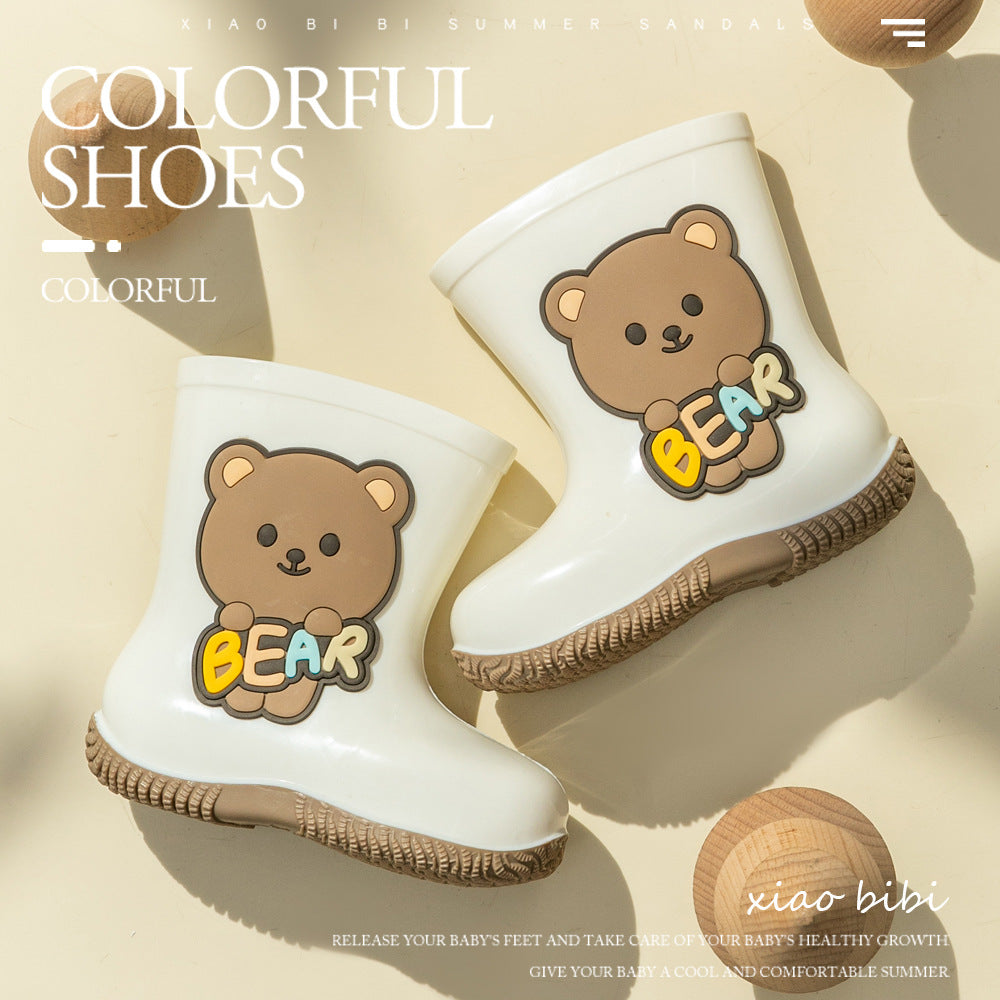Bottes de pluie d'été pour bébés garçons et étudiants