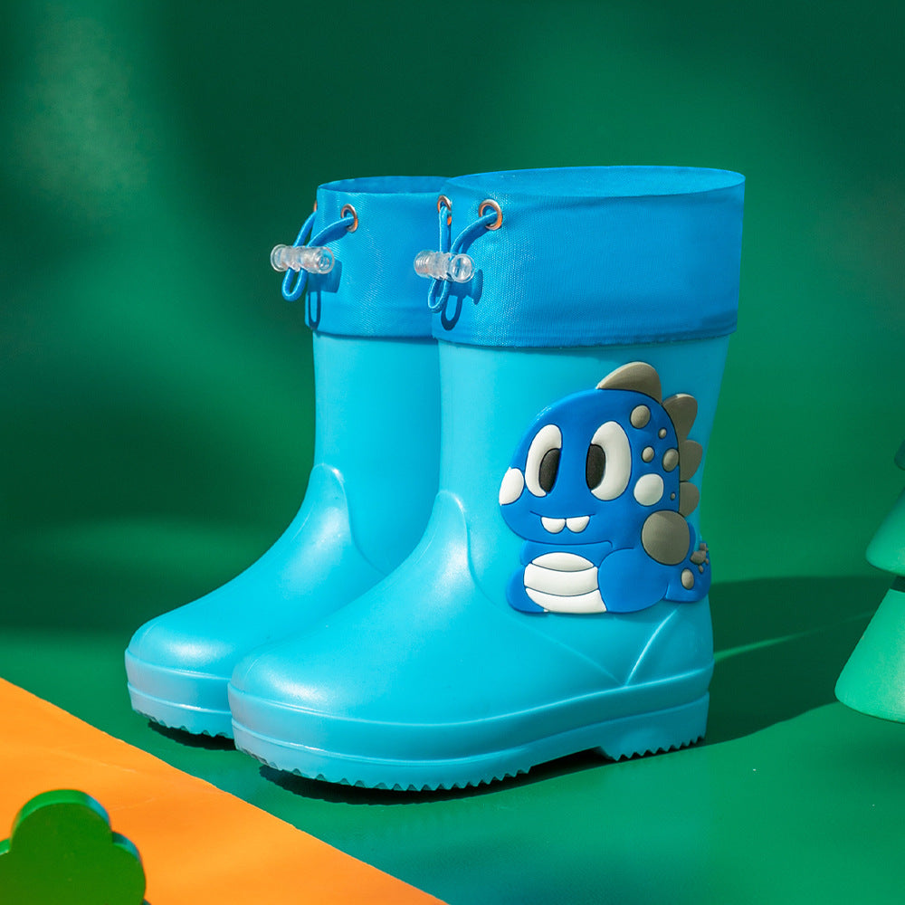Bottes de Pluie pour Enfants Dessin Animé Imperméables Courtes Bottes de Pluie